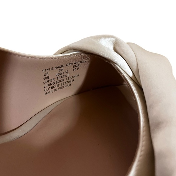 Kate Spade Crawford Bow Satin Lux Pump in Ivory NWT Size 10 - Picture 11 of 13